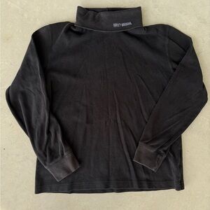 Harley-Davidson Womens Black Turtle Neck Sweater
